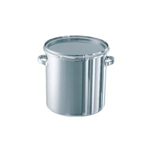 日東金属工業 ステンレスタンク　ストレートレバーバンド式密閉タンク（フタ付）　100L CTL-47H-イメージ1