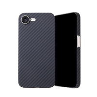 ディーフ iPhone 16e用Ultra Slim & Light Ca6．1 DURO マットブラック DCS-IPDSE4BK