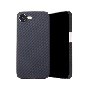 ディーフ iPhone 16e用Ultra Slim & Light Ca6．1 DURO マットブラック DCS-IPDSE4BK-イメージ1