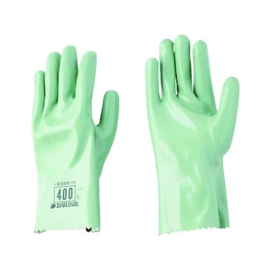 ダイヤゴム 耐溶剤用手袋 ダイローブ400(LL) グリーンLL0.952626.28.4 FC985EH-7219458-イメージ1