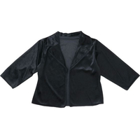 アーテック ベロアジャケット 黒 FCE181V-19384