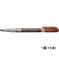 ゼブラ 蛍光オプテックス1 EZ 茶 10本 1箱(10本) F883571-WKS11-E