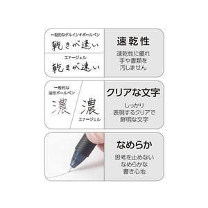ぺんてる エナージェルエス 0.5mm黒ターコイズブルー軸 FC92014-BLN125S3-A-イメージ2