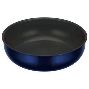 サーモス デュラブルシリーズ取っ手のとれる炒め鍋(ガス火専用)(26cm) ディープブルー KVE-026D-DPBL-イメージ3