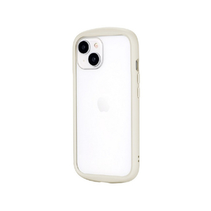 MSソリューションズ iPhone 15/14用耐衝撃ハイブリッドケース 「Cleary」 ミルクホワイト LN-IM23PLCWH-イメージ1