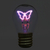 JTT かわいい電球型イルミネーション FunnyNeoBulb ファニーネオンバルブ ちょうちょ JTNBULB-BFY-イメージ2