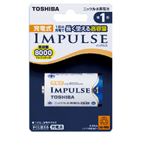 東芝 単1形充電式ニッケル水素電池 1本入 IMPULSE TNH1A