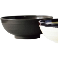江部松商事 メラミン エコそば丼 黒(M-109) FC948LU-7343850