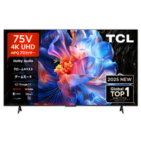 TCL 75V型4Kチューナー内蔵4K対応液晶テレビ 75P6K