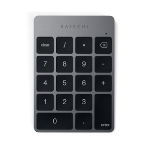SATECHI Satechi スリムワイヤレスキーパッド(USB-C) スペースブラック PST-KSALKPM-イメージ1