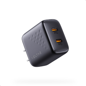VOLTME USB急速充電器 Revo 35 Duo Lite USB PD(パワーデリバリー)対応 35W USB-C×2ポート ブラック V2088-イメージ1