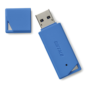 BUFFALO USB3．1(Gen1)/USB3．0対応 USBメモリー バリューモデル(64GB) ブルー RUF3-K64GB-BL-イメージ1