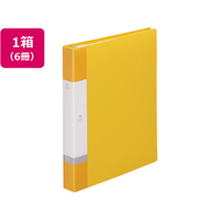 リヒトラブ リクエスト クリアーブック差替式A4 30穴 背幅35 黄6冊 1箱(6冊) F836143-G3802-5