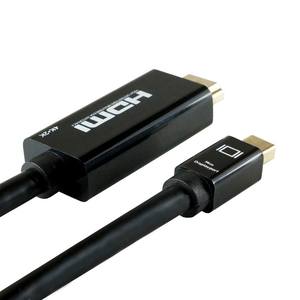 ホ－リック Mini DisplayPort→HDMI変換ケーブル(3m) MDPHD30-177BK-イメージ2