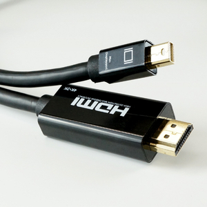 ホ－リック Mini DisplayPort→HDMI変換ケーブル(3m) MDPHD30-177BK-イメージ3