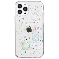 Dparks iPhone 13 Pro用ソフトクリアケース COSMOS DS21177I13P