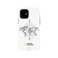 National Geographic iPhone 11用ケース Compass Case Double Protective ホワイト NG17177I61R