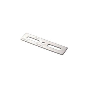 トラスコ中山 TRUSCO　ジョイント金具24型フラットステン寸法100穴数3 TK24-F2S-イメージ1