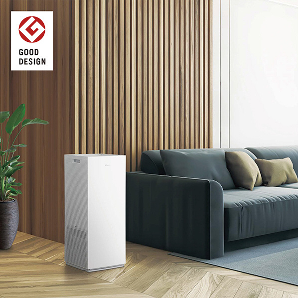 ダイキン 加湿空気清浄機 e angle select 加湿ストリーマ空気清浄機 ホワイト MCK704AE3-W 空清運転時 加湿空清運転時 標準 ストリーマ ダイキン社比 従来機MCK70XE8との比較 ～31畳 約9分/8畳 0m3/分 18～54dB 約0