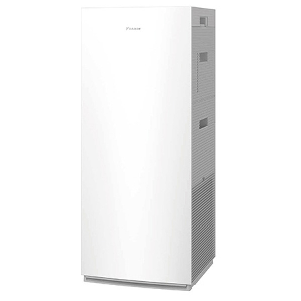 ダイキン 加湿空気清浄機 e angle select 加湿ストリーマ空気清浄機 ホワイト MCK704AE3-W 空清運転時 加湿空清運転時 標準 ストリーマ ダイキン社比 従来機MCK70XE8との比較 ～31畳 約9分/8畳 0m3/分 18～54dB 約0