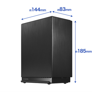 I・Oデータ 2ドライブNAS(ネットワークHDD) 2TB HDL2-LE02NB-イメージ2