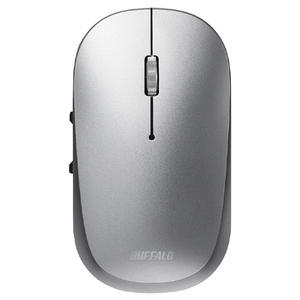 BUFFALO 薄型 5ボタン 無線 BlueLEDマウス ノーマル シルバー BSMBW530NSV-イメージ3