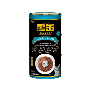 アイシア 黒缶3P しらす入りかつお 480g FC859PM-BC3-2-イメージ1