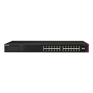 バッファロー 法人向け レイヤー2 Giga PoE スマートスイッチ ブラック BS-GS2124P/HP-イメージ2