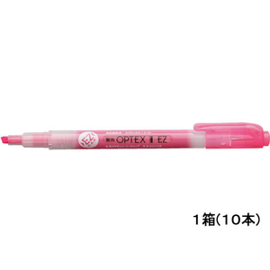 ゼブラ 蛍光オプテックス1 EZ ピンク 10本 1箱(10本) F883573-WKS11-P-イメージ1