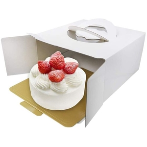 貝印 Kai House SELECT ケーキボックス 21cm 白 FCB067J-#000DL6343-イメージ5