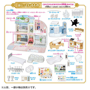 タカラトミー リカちゃん おしゃべりオートロック 2階建てのグラン・メゾン(初回限定版) ｵ-ﾄﾛﾂｸ2ｶｲﾀﾞﾃﾉｸﾞﾗﾝﾒｿﾞﾝｼﾖｶｲ-イメージ6