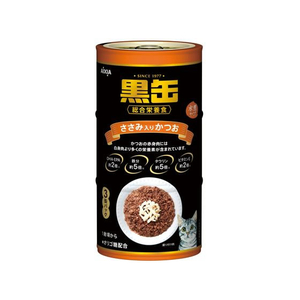アイシア 黒缶3P ささみ入りかつお 480g FC860PM-BC3-3-イメージ1