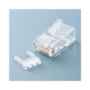 サンワサプライ カテゴリ6RJ-45コネクタ（単線用・10個入り） ADT-6RJ-10N-イメージ2