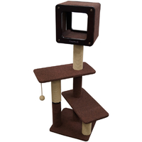 ドギーマンハヤシ 置き型スクラッチタワー ラージ モダンルームスクラッチ ﾓﾀﾞﾝﾙ-ﾑSﾗ-ｼﾞH120