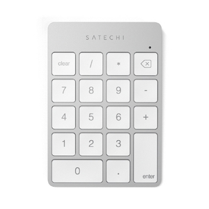 SATECHI Satechi スリムワイヤレスキーパッド(USB-C) シルバー PST-KSALKPS-イメージ1