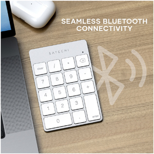 SATECHI Satechi スリムワイヤレスキーパッド(USB-C) シルバー PST-KSALKPS-イメージ4