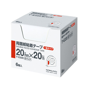 コクヨ 両面テープ お徳用パック 20mm×20m 6個 FC01968-T-E220-イメージ1