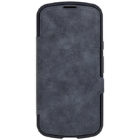 ＮＡＴＵＲＡＬ　ｄｅｓｉｇｎ iPhone 16用背面手帳型ケース CHROME-NATURAL ブラック IP24-61-CHN02