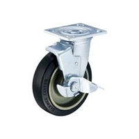 ハンマーキャスター Sシリーズ500タイプ自在SP付ゴムB車100mm 519BPS-CR100-BAR01