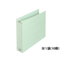 プラス フラットファイル厚とじ ノンステッチ A4ヨコ ブルー 10冊 F076975-87-995NO.022SW