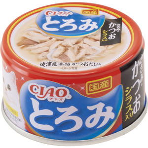 いなばペットフード CIAO とろみささみ・かつお シラス入り A45ﾄﾛﾐｻｻﾐｶﾂｵｼﾗｽｲﾘ80G-イメージ1