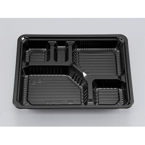シーピー化成 弁当容器 新CZ-23 BS黒 本体 50枚 FCG375V-00529158-イメージ1