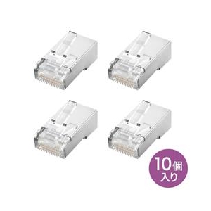 サンワサプライ STPコネクタ（より線用・10個入り） ADT-STP-Y10-イメージ1