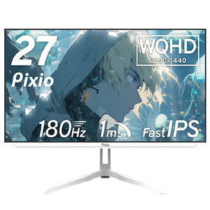 Pixio 27型ゲーミング液晶ディスプレイ ホワイト PX278WAVEW-PW Pixio 27型ゲーミング液晶ディスプレイ ホワイト PX278WAVEW-PW