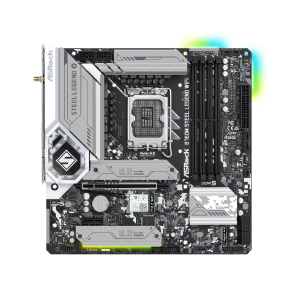 ASRock マザーボード ASRock B760M Steel Legend WiFi B760MSTEELLEGENDWIFI Express ASRock 高速データ転送を実現するPCI OS bit RAID T1818293077(13990円)