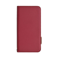 ラスタバナナ arrows We用薄型手帳ケース サイドマグネット ローズレッド×ブラウン 6683ARWEBO