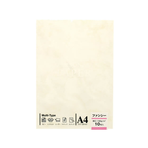 マルアイ OA用紙 厚口 A4 クリーム 10枚 F117982-OA-102-イメージ1