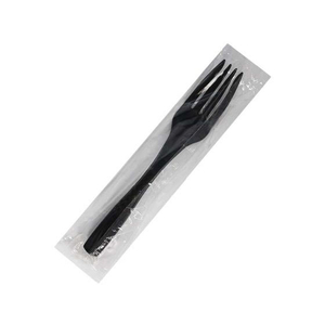 やなぎプロダクツ プラスチックフォーク 100本入 黒 FC358PH-Y-153-イメージ2