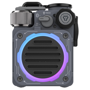 MUZEN Cyber Cube Bluetooth スピーカー グレー MWPVXLIGRAY-イメージ1