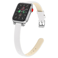 GAACAL Apple Watch Series 1-9/SE1-2/ULTRA 2(42/44/45/49mm)用「ラテ色」PUレザーバンド ホワイト W00061WB